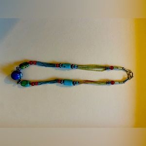 Handmade real stone necklace from Greece